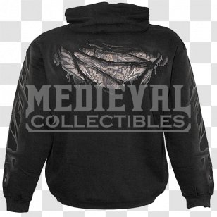 Hoodie T-shirt Gray Wolf Clothing Accessories - T Shirt Transparent PNG