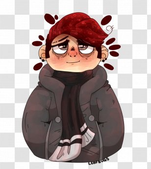 Animated Cartoon Illustration Maroon Character - Painted Fawn Transparent PNG