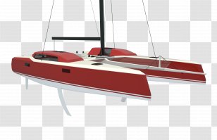 Scow 08854 Keelboat Yacht Transparent PNG
