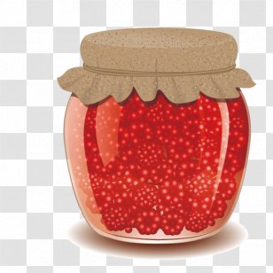 Varenye Jar Fruit Preserves Clip Art - Red Raspberry Transparent PNG