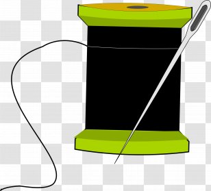 Hand-Sewing Needles Thread Yarn Clip Art - Knitting - Sewing Needle Transparent PNG