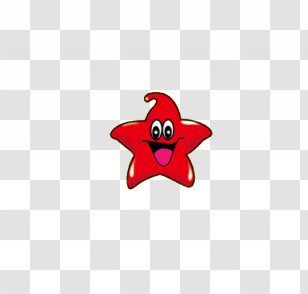 Red Star - Pattern Transparent PNG
