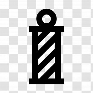 Barber's Pole Cosmetologist Barber Chair Computer Icons - Text - European-style Vector Transparent PNG