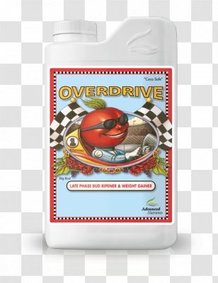 Advanced Nutrients Overdrive 1 Litre Big Bud Transparent PNG