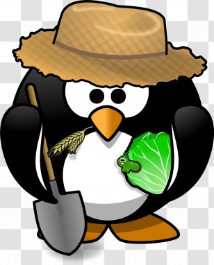 Penguin Farmer Agriculture Clip Art - Field Transparent PNG