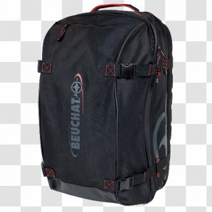 Beuchat Travel Backpack Bag Underwater Diving - Black Transparent PNG