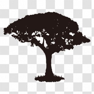 Silhouette Walnut Tree Illustration YouTube - Africa - Youtube Transparent PNG