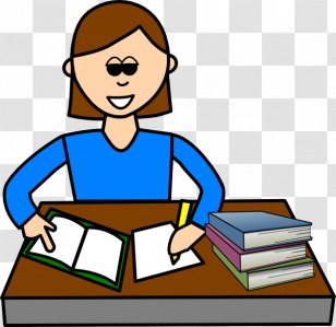 Student Study Skills Reading Clip Art - Education - Writing Home Cliparts Transparent PNG
