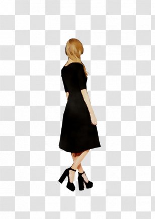 Little Black Dress Shoulder Sleeve Skirt - Aline - Style Transparent PNG