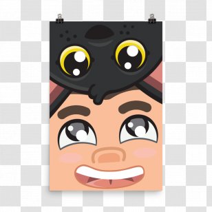 Paper Poster Printing Cat Image - Android Transparent PNG