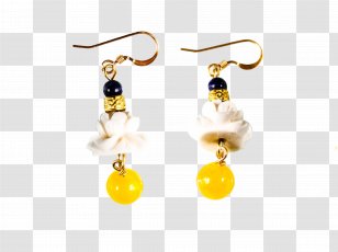 Earring Gemstone Red Coral Bead Jewellery - Lotus Jade Rabbit Transparent PNG