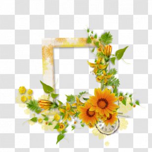 Floral Design Picture Frames Clip Art - Flower Bouquet Transparent PNG