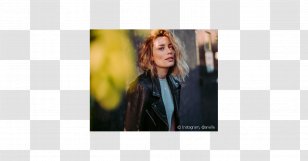 Lob Hair Outerwear Microphone Female - Flower - Ajuda Transparent PNG