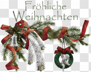 Frohliche Weihnachten Merry Christmas Transparent PNG