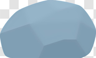 Icon - Simple Gray Rock Transparent PNG