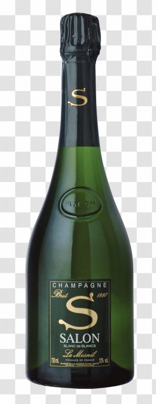Champagne Salon Le Mesnil-sur-Oger Sparkling Wine - Glass Bottle Transparent PNG