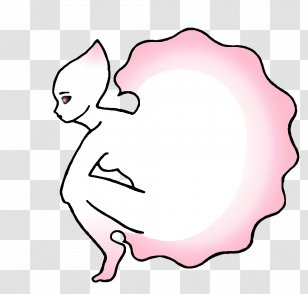 Whiskers Cat Line Art Clip - Flower Transparent PNG