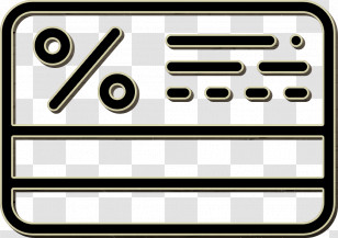Discount Icon Card Icon Black Friday Icon Transparent PNG
