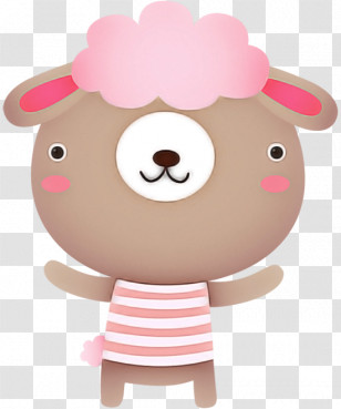 Cartoon Stuffed Animal Snout Character Character Created By Transparent PNG