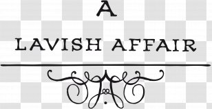 A Lavish Affair Wedding Invitation Planner Bride - Monochrome Transparent PNG