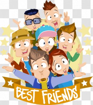 Vector Graphics Illustration Image Clip Art Royalty-free - Royaltyfree - Happy Friends Day Transparent PNG