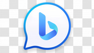 Bing Chat Logo - Bing Logo In Blue Transparent PNG