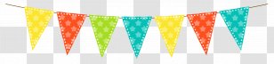 Bunting Banner Chart - Birthday - Triangle Transparent PNG