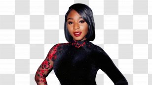 Shoulder Music Video Sleeve - Neck - Black Hair Fashion Transparent PNG