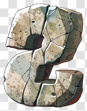 Number 2 - Rock Number 3 Illustration Transparent PNG