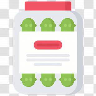 Pickle Jar - Pickle Jar With Green Pickles Transparent PNG
