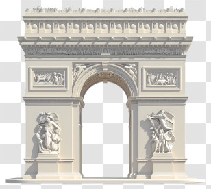 Arc De Triomphe - Arc De Triomphe Illustration Transparent PNG
