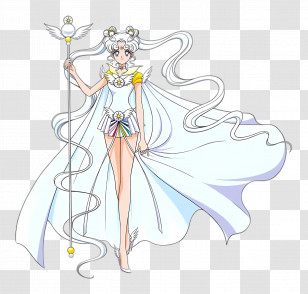 Sailor Moon - Sailor Cosmos Character Transparent PNG