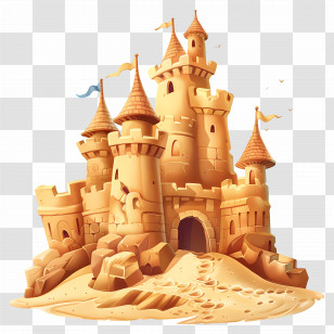 Sand Castle - Sandcastle Illustration Transparent PNG