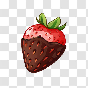 Chocolate Strawberry - Chocolate-Covered Strawberry Transparent PNG