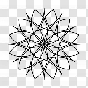 Light Ultraviolet Symbol Clip Art - Geometrical Transparent PNG