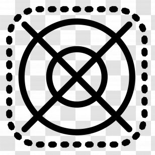 Dry Cleaning Laundry Symbol T-shirt - Circle Transparent PNG
