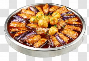 Asian Cuisine Arab Italian Eggplant - Slate Sauce Incense Chestnut Transparent PNG
