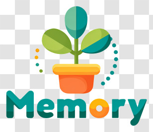 Memory Logo - Memory Plant Logo Icon Transparent PNG