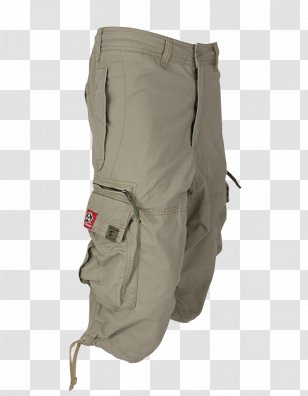 Cargo Pants Shorts Knickerbockers Pocket - Molecule - Khaki Transparent PNG