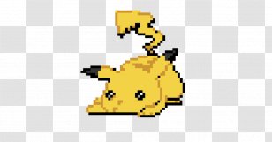 Ash Ketchum Pikachu Pixel Art Image Transparent PNG