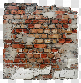 Brick Wall - Old Brick Wall Transparent PNG