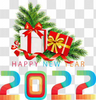 2022 Happy New Year 2022 New Year 2022 Transparent PNG