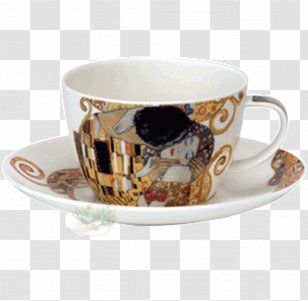 Coffee Cup Belle Ã‰poque Tea Mug - Cafe - Gustav Klimt Transparent PNG