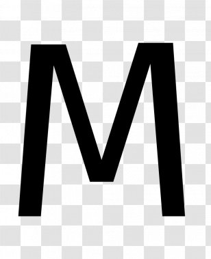 Schriftzeichen Und Alphabete Aller Zeiten VÃ¶lker Mu Greek Alphabet Symbol Letter - Black And White Transparent PNG