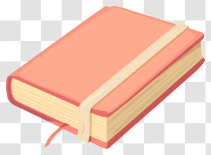 Notebook - Illustrated Book With Strap Transparent PNG