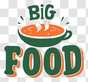Big Food Logo - Big Food Soup Logo Transparent PNG