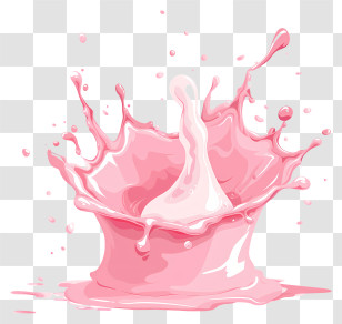 Splash - Pink Splash Of Liquid Illustration Transparent PNG