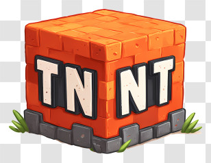 Minecraft Tnt - TNT Block From Game Transparent PNG