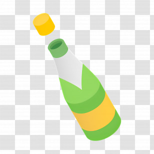 Champagne Bottle - Open Bottle Celebration Transparent PNG