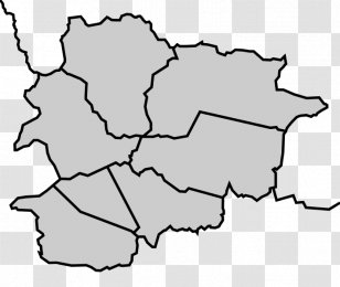 Parishes Of Andorra La Vella Blank Map Wikipedia - Area Transparent PNG